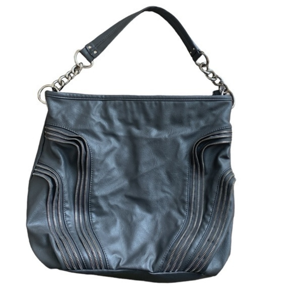 Olivia + Joy Slouchy Hobo Zipper Detail Shoulder Bag
